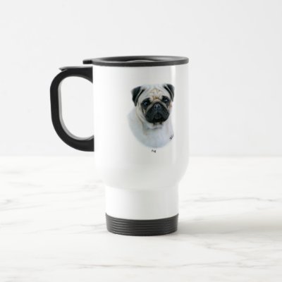 pug mugs portrait