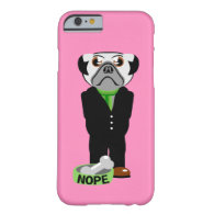 Pug Nope Barely There iPhone 6 Case