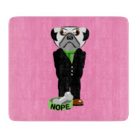 Pug Nope Cutting Boards