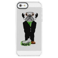 Pug Nope Uncommon Clearly™ Deflector iPhone 5 Case