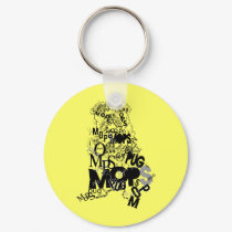 Pug of types keychains