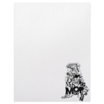 Pug of types letterhead by doggenhaus Pug of types letterhead