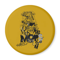 Pug of types magnets