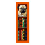 Pug Orange Bookmark Business Cards