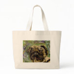 Pug Paint Tote Bags