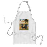 Pug Pair (black) - Garden (VG) Aprons