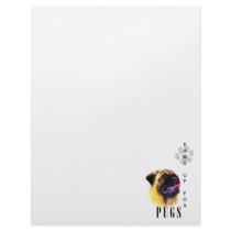 Pug Paws Up Letterhead