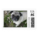 Pug Pebbles Stamp by flowingcreek Pug Pebbles Stamp