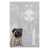 "Pug Pixie" Stationery by strangeling "Pug Pixie" Stationery
