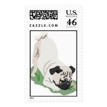 pug postage stamp