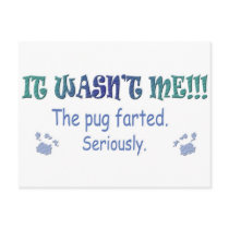 Pug postcards