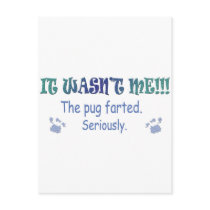 Pug postcards