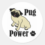 Pug Power Sticker