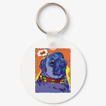 Pug Prayer keychains
