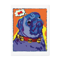 Pug Prayer postcards