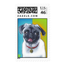 Pug Princess Postage postage