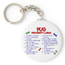 PUG Property Laws 2 Key Chains
