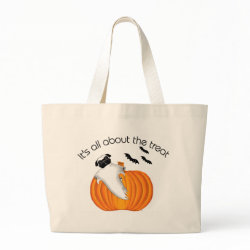 Pug Pumpkin Canvas bag bag