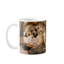 Pug Puppies Mug by normagolden Pug Puppies Mug