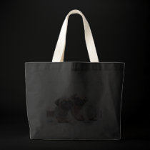 Pug Puppies Tote Bag bags