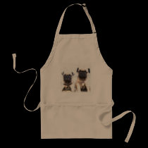 Pug puppy apron aprons
