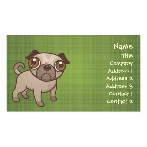 Pug Puppy Business Cards