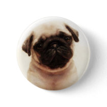 Pug puppy button by ritmoboxer Pug puppy button