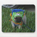 Pug Puppy Frankenpug mousepads