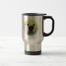 Pug Puppy Stainless Travel Mug