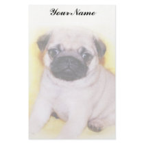 Pug Puppy Stationery Design