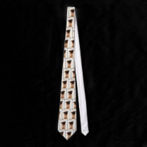 Pug puppy tie ties