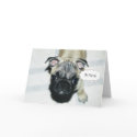 Pug Puppy Valentine's Day Greeting Card #1