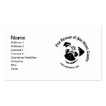 Pug Rescue of San Diego County Logo business cards