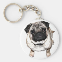 Pug Richi Keychain