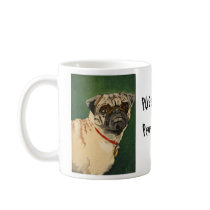 PUG RULES Mug by studiointheback PUG RULES Mug