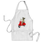 Pug Scooter Apron