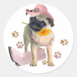 Pug Side Kick gifts Sticker