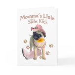 Pug Side Kick Greeting Cards