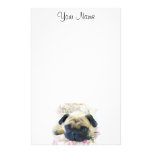 Pug Stationary Personalized Stationery