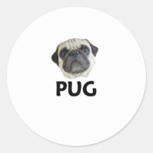 Pug Stickers