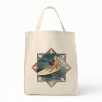 Pug Surfer Dude Bags