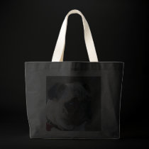 Pug tote bag