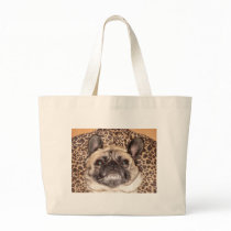 PUG TOTE bags by evamui PUG TOTE bags