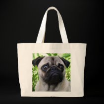 Pug tote bag bags
