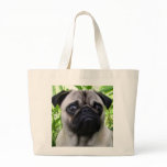 Pug tote bag