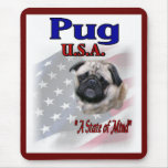 Pug USA Pug Lovers Mouse Mats
