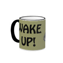 Pug Wake Up Mug by flowingcreek Pug Wake Up Mug