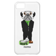 Pug Wearing a Suit Nope Cover For iPhone 5C