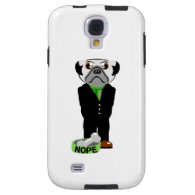 Pug Wearing a Suit Nope Galaxy S4 Case