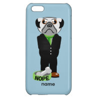 Pug Wearing a Suit Nope iPhone 5C Cover